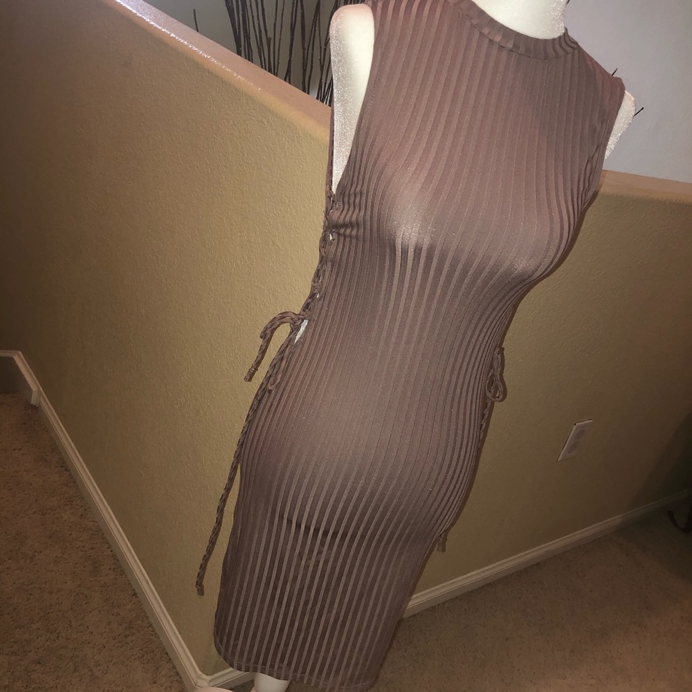 Ribbed Bodycon Midi dress